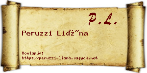 Peruzzi Liána névjegykártya
